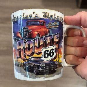 Route 66 Vintage Car Souvenir Coffee Mug